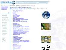 Tablet Screenshot of important.ca